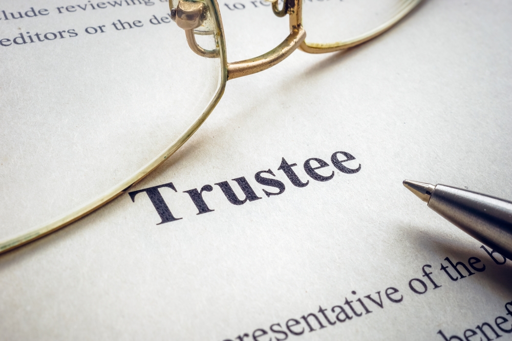 trustee word written